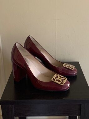 Gorgeous LK Bennett Red Patent Leather Pumps (38/7)